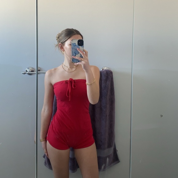 Casual Tube Romper - Picture 1 of 5